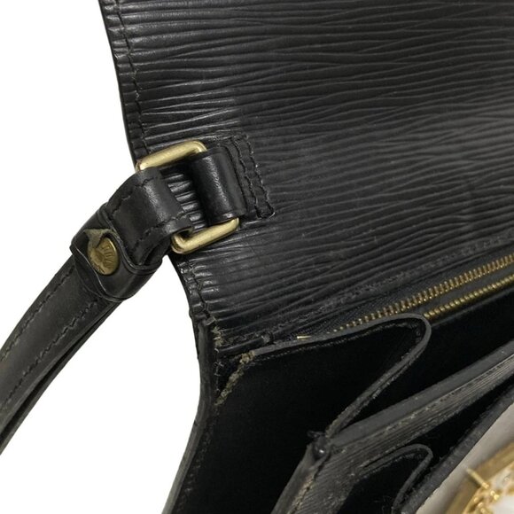 LOUIS VUITTON Pochette Sellier Dragonne Noir Epi TH0928 Leather 375-052625 - Picture 7 of 12